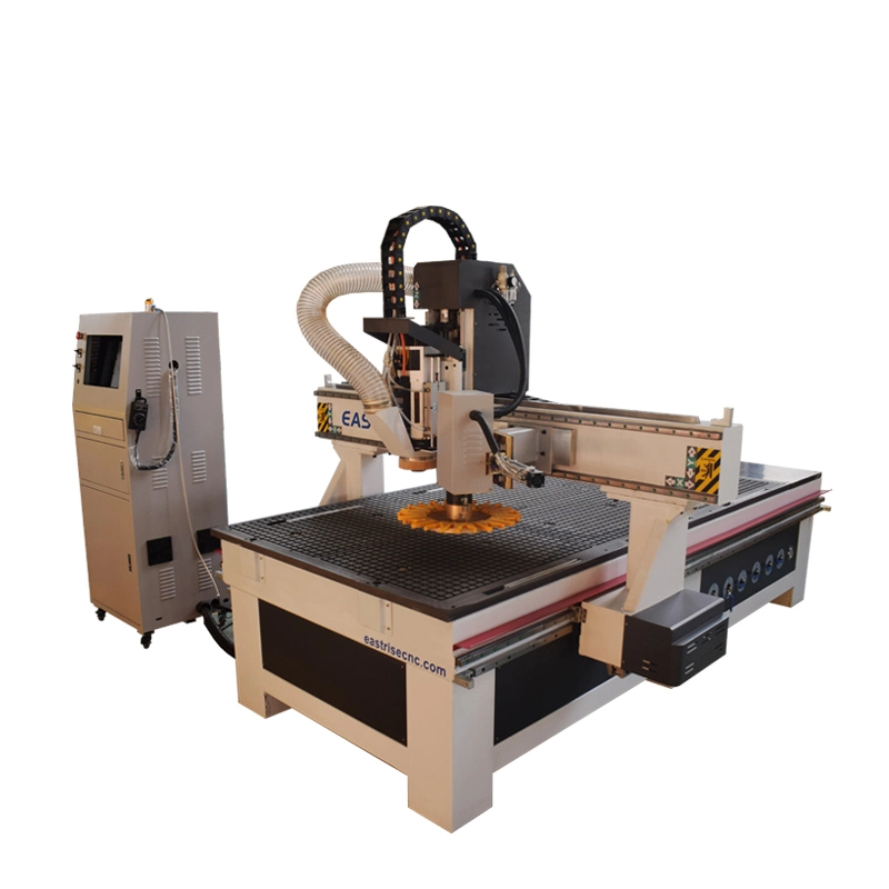 CNC Router Carrousel Automatic Tool Changer Processing Center Woodworking 3D Engraving Cutting Machine for Wooden Door furniture