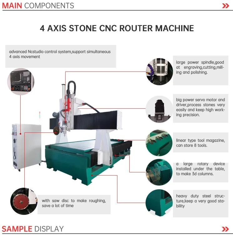 CNC Stone Carving Machine, Stone Engraving CNC Router