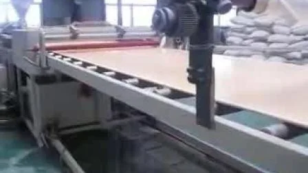 Produktionslinie für Möbelplatten aus PVC-Holz-Kunststoffschränken